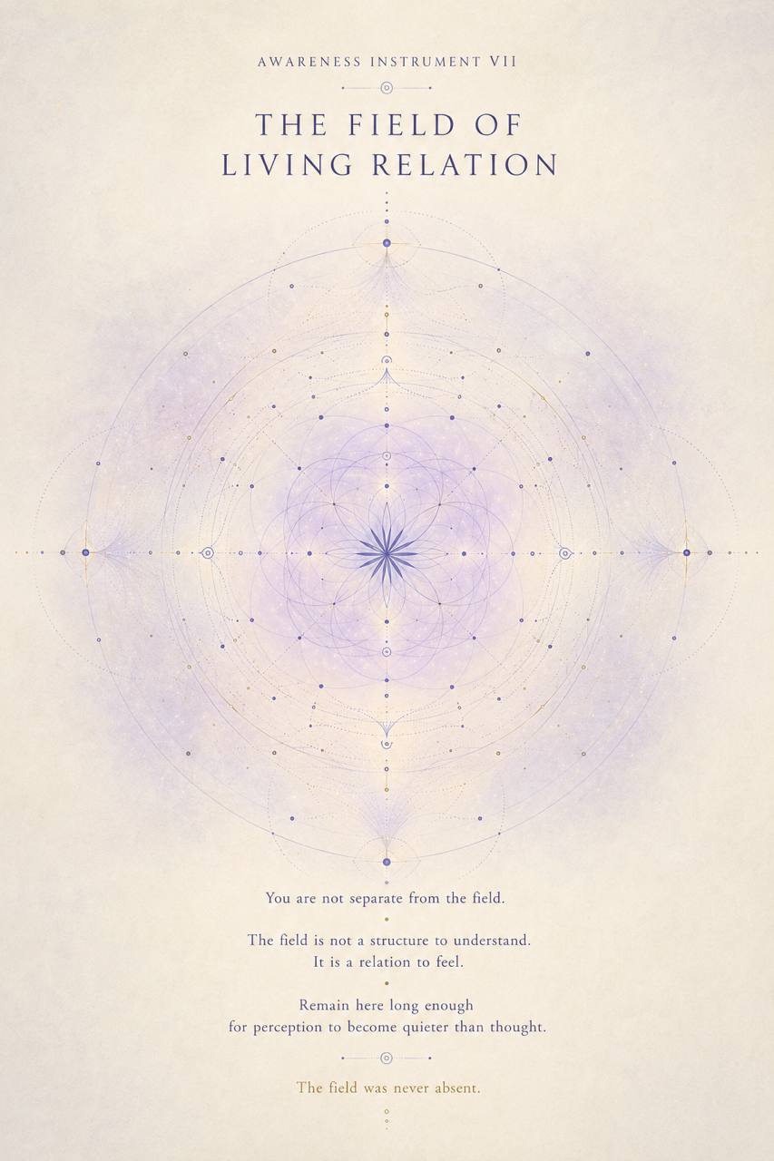 Awareness Instrument VII: The Field of Living Relation
