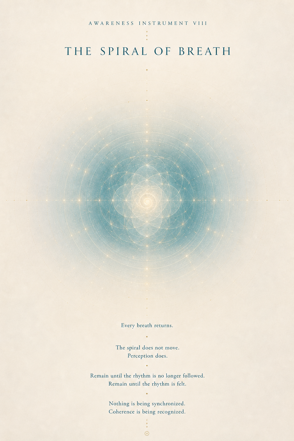 Awareness Instrument VIII: The Spiral of Breath
