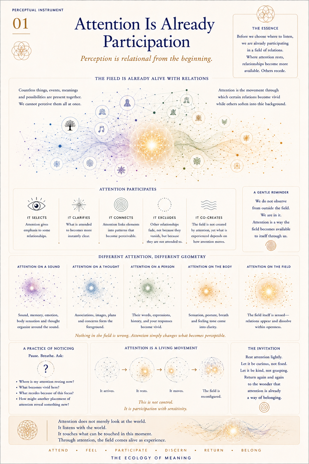 Perceptual Instrument 01 — Attention Is Already Participation