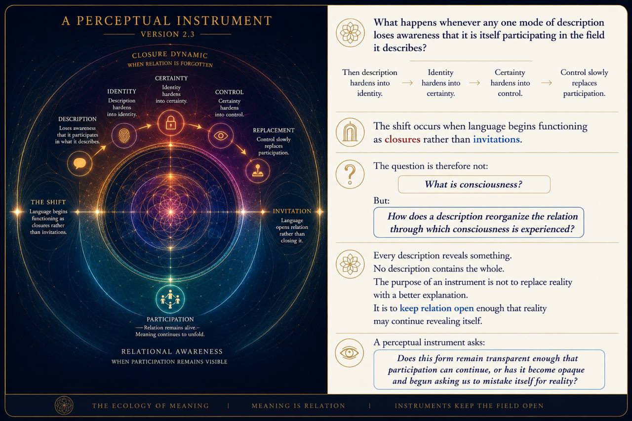 A perceptual instrument exploring closure, participation, and relational awareness
