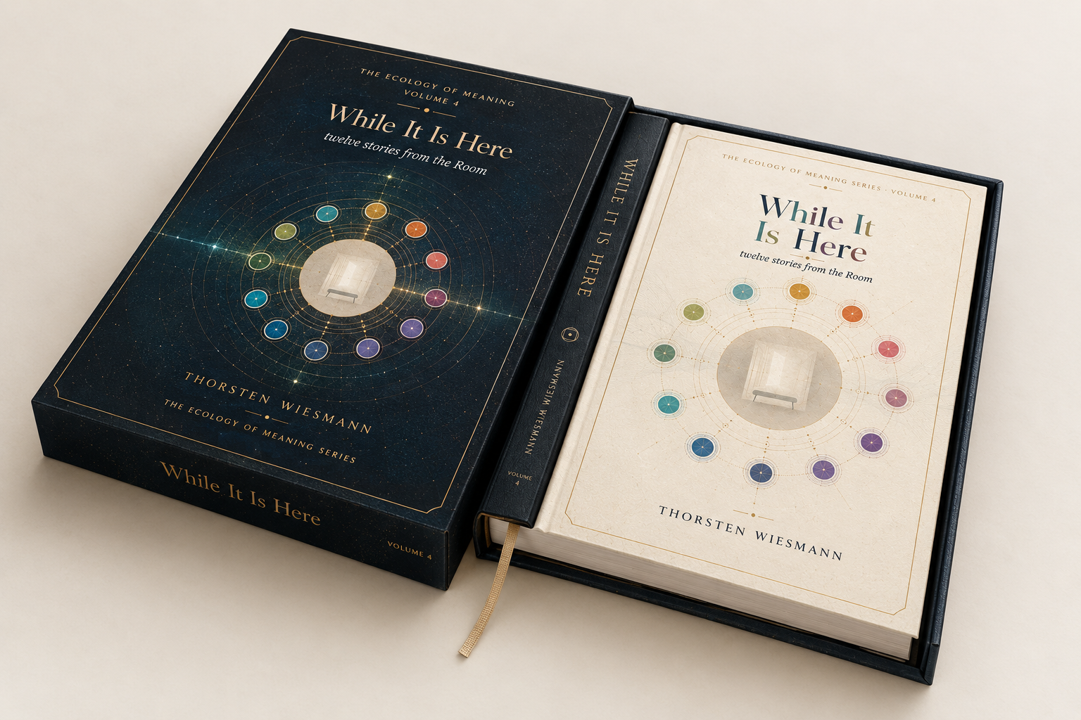 Box set presentation for Volume IV, While It Is Here — A Linked Story Collection
