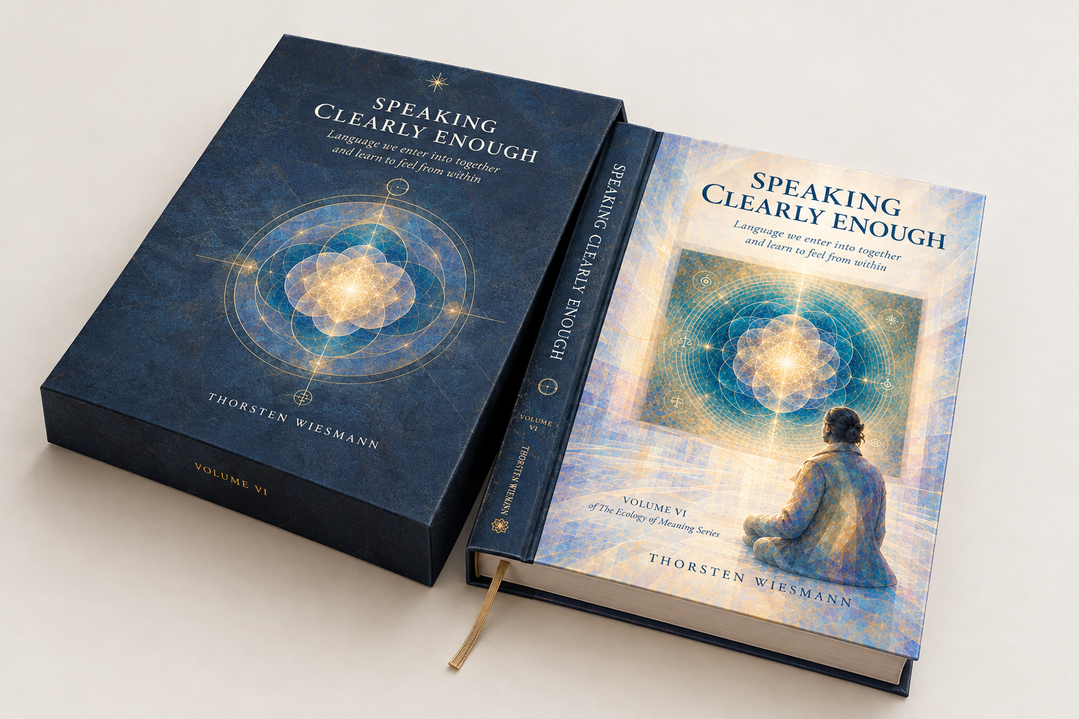 Box set presentation for Volume VI, Speaking Clearly Enough